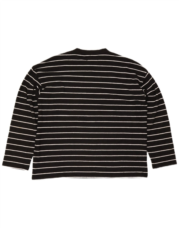 All Saints Mujer extragrande UK 16 Grande Poliéster a rayas negras