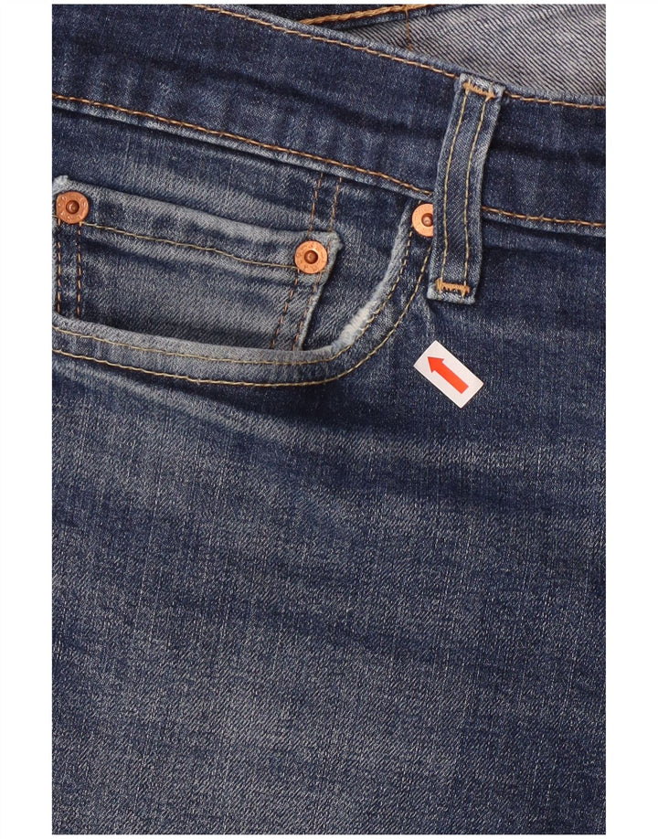 Levi's Mens 511 Slim Fit Denim Shorts W32 Algodón Azul Medio