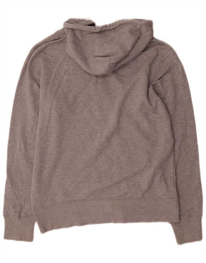 Nike - Sudadera con capucha y cierre regular para hombre, algodón gris medio
