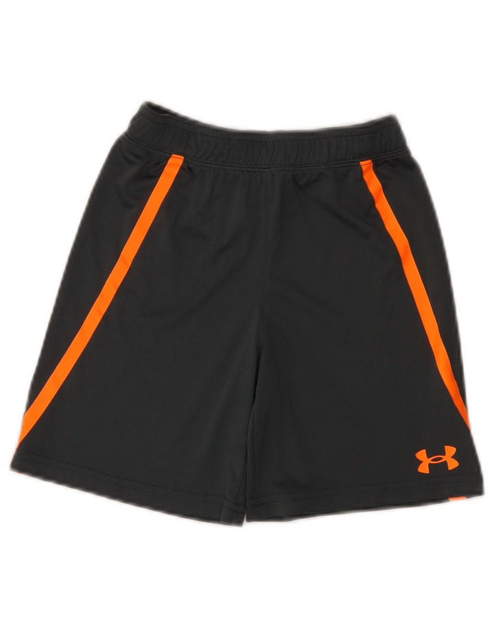 Under Armour Pantalones cortos deportivos para niño 5-6 años Gris Poliéster