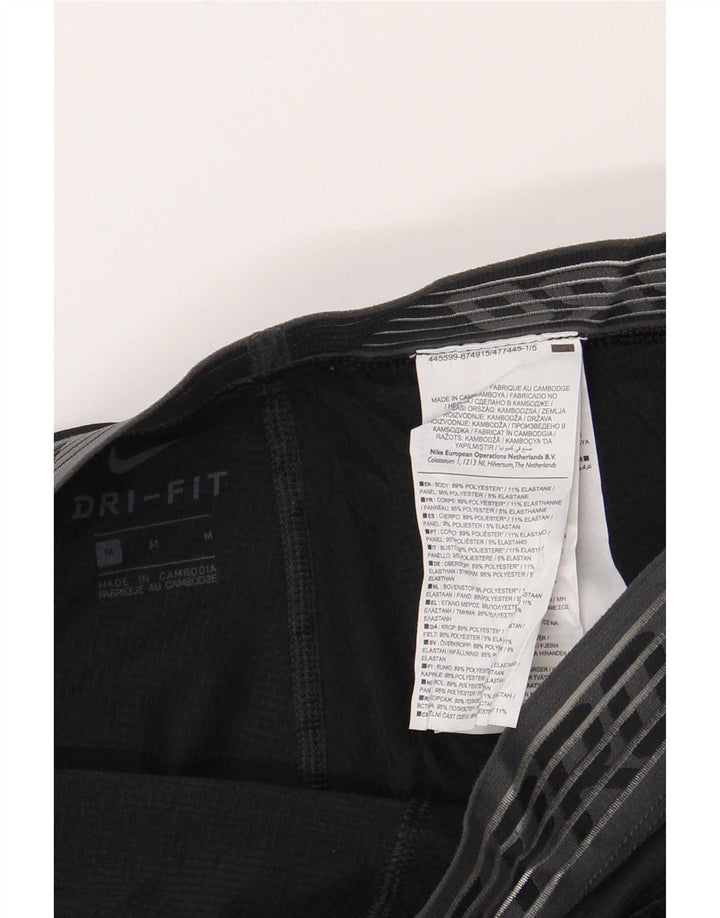 Leggings Nike Dri Fit Graphic para hombre Poliéster negro mediano