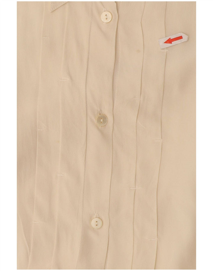 Vintage mujer camisa formal Reino Unido 16 grande de blanco