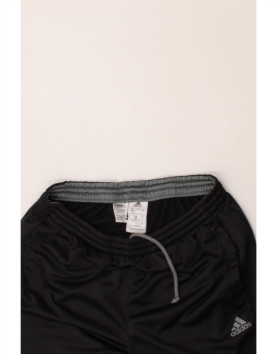 ADIDAS Mens Tracksuit Trousers UK 42/44 Large Black Polyester Vintage Adidas and Second-Hand Adidas from Messina Hembry 