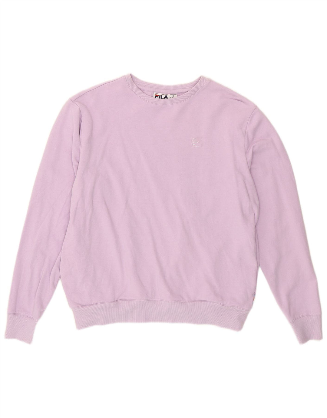 Fila - Sudadera para mujer, talla 44, algodón morado mediano