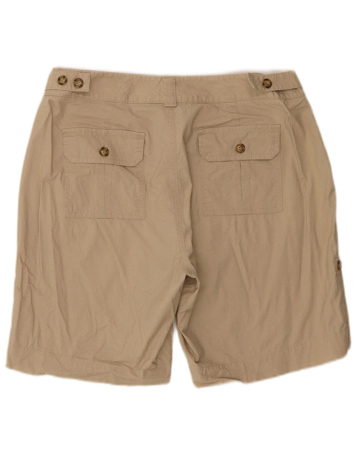 Dockers Pantalones cortos chinos para mujer US 8 mediano W30 algodón beige