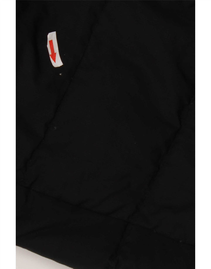 Nike - Chaqueta acolchada con capucha para hombre, talla 40, poliéster negro grande