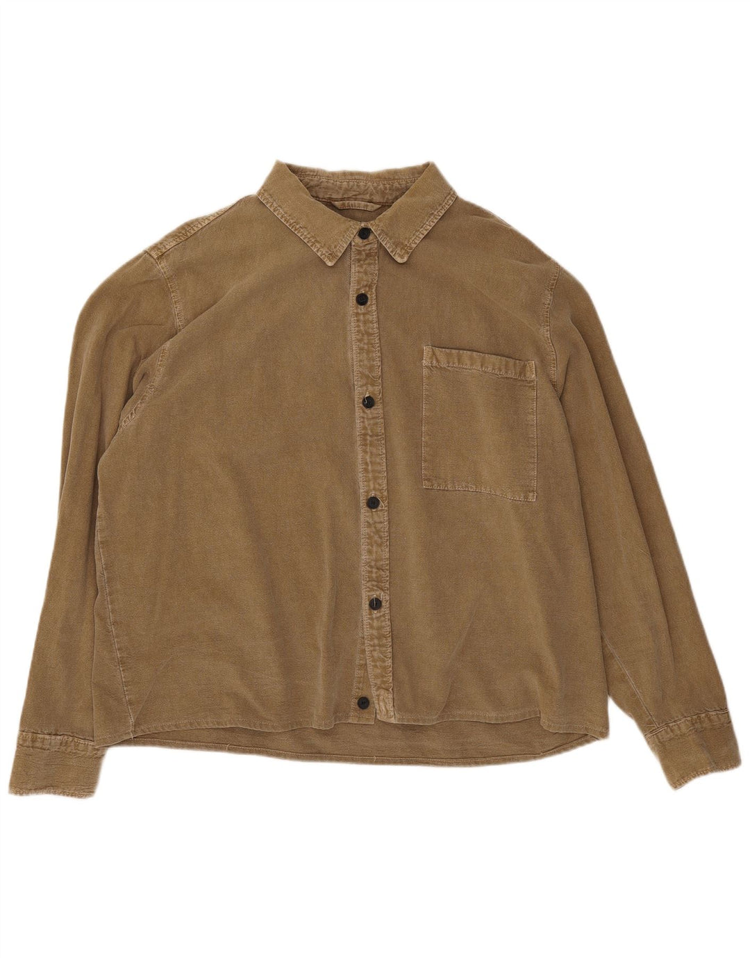 Zara Hombre Camisa XL Marrón