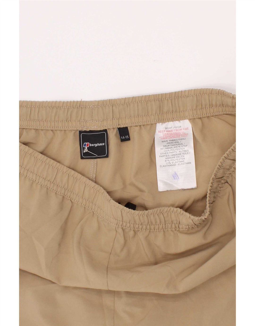 Berghaus Bañador corto para niño 14-15 años Beige Poliéster color block