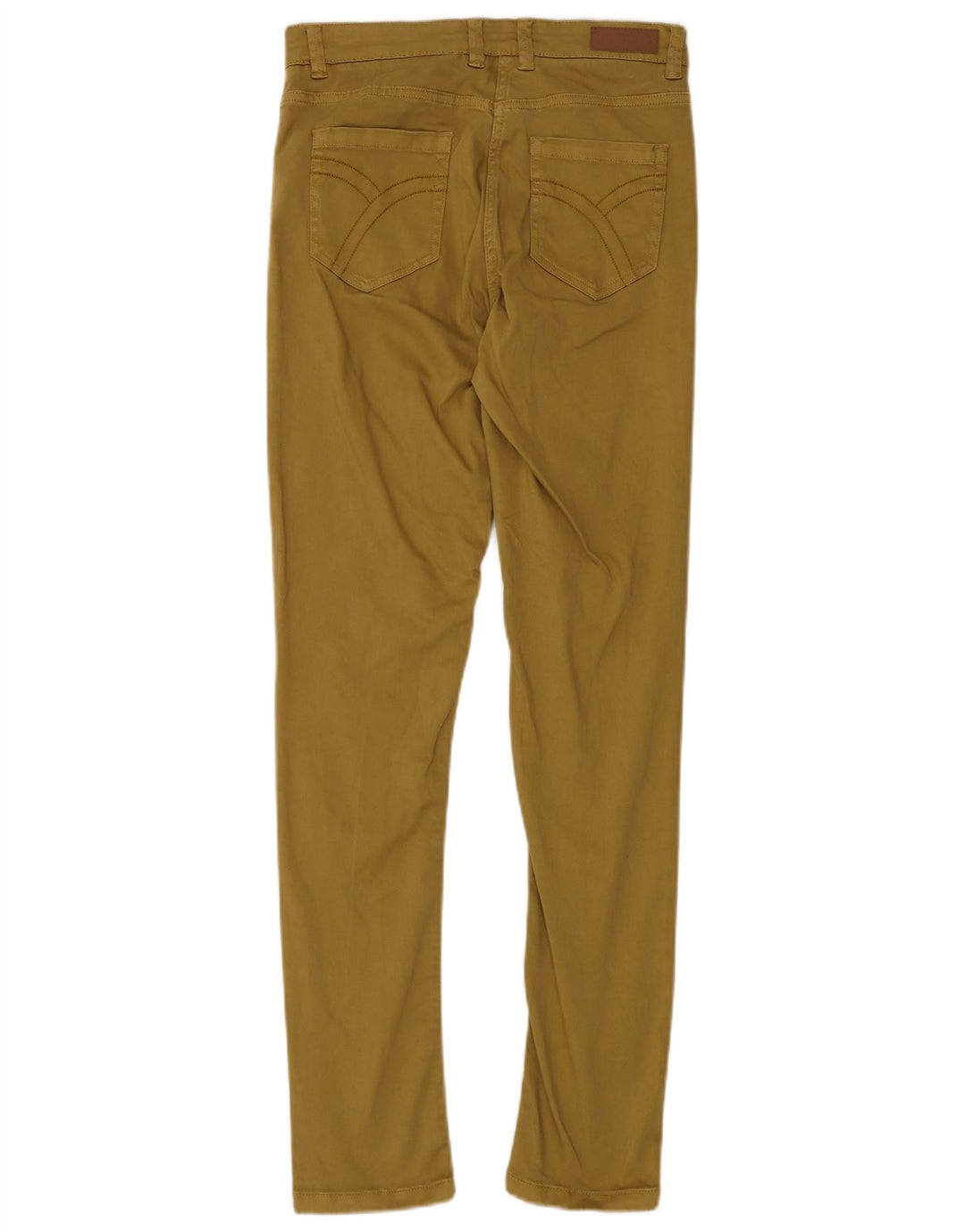 DACK'S Pantalones casuales delgados para mujer IT 44 Medium W30 L30 Algodón caqui