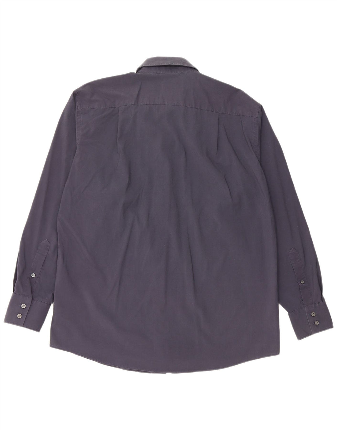 Camisa CALVIN KLEIN para hombre Talla 42 16 1/2 Grande Azul marino Algodón