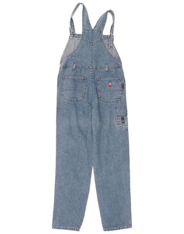 Wampum Jeans cónicos tipo peto cargo para mujer EU 40 Medium W30 L29 Azul