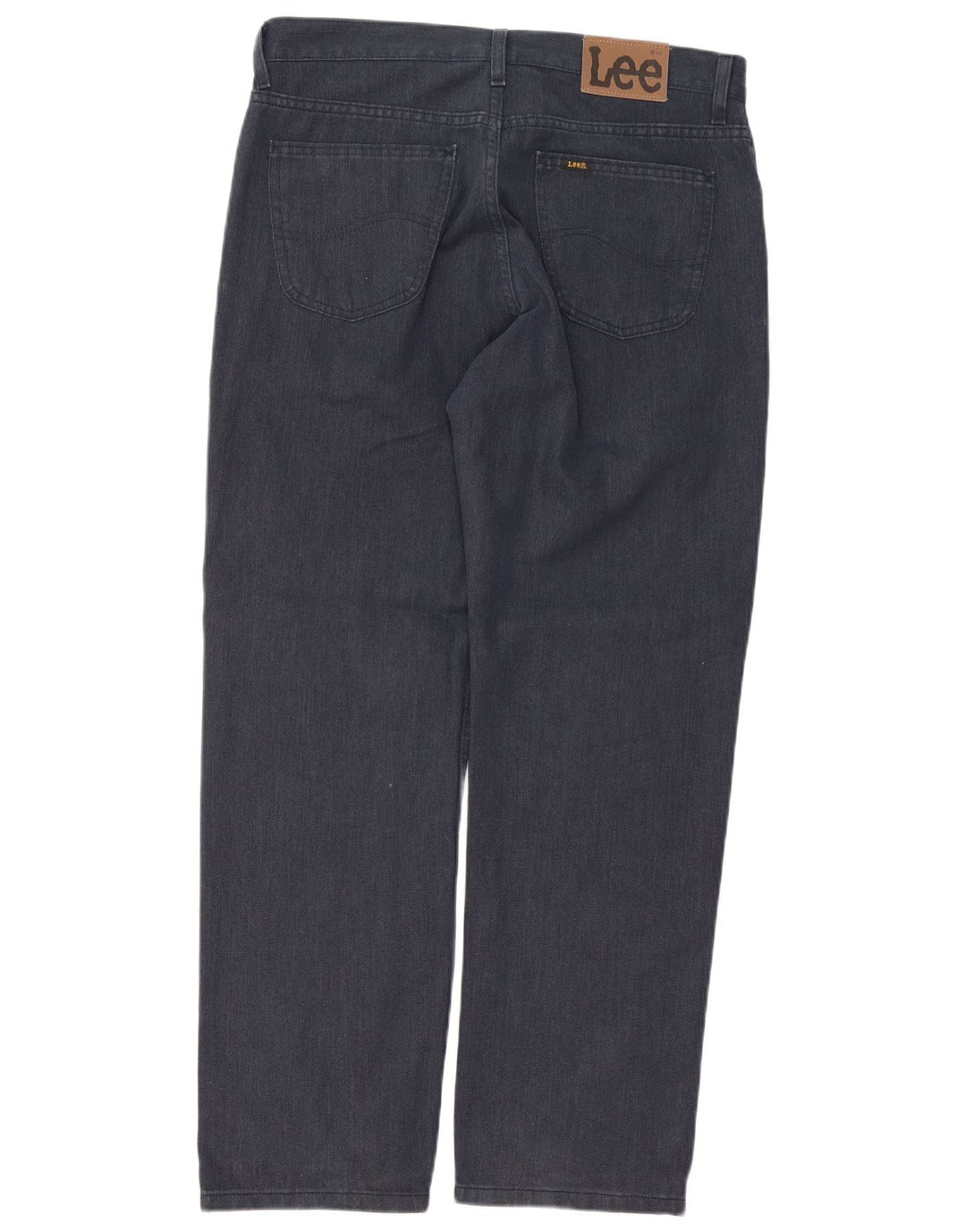 Pantalones casuales rectos para hombre Lee W34 L30 Algodón azul marino