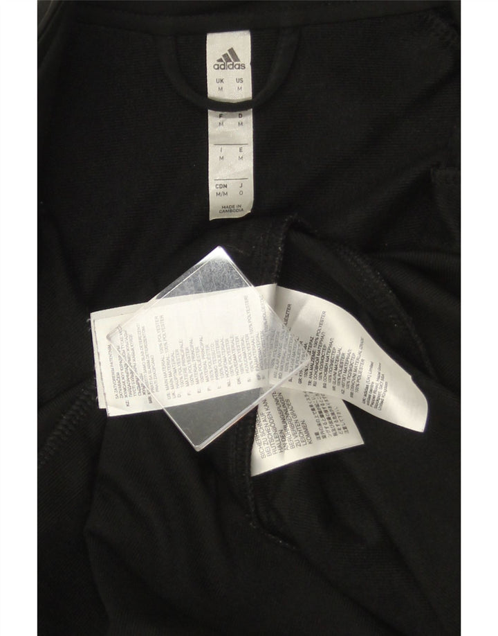 ADIDAS Hombre Chándal Top Chaqueta Mediano Negro Poliéster
