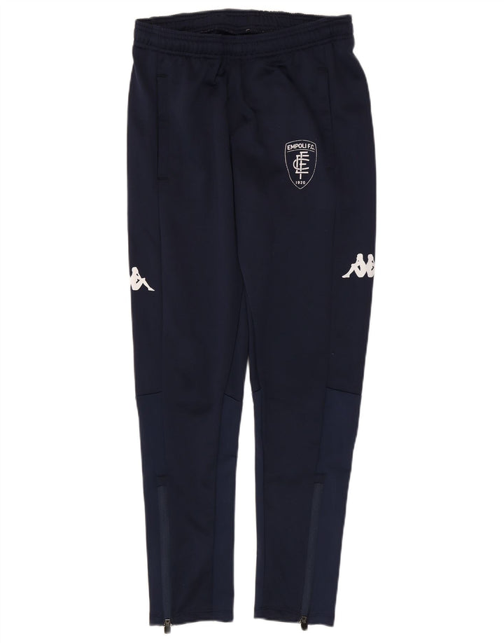 Kappa Hombre Pantalones De Chándal Gráfico Small Azul Marino Poliéster