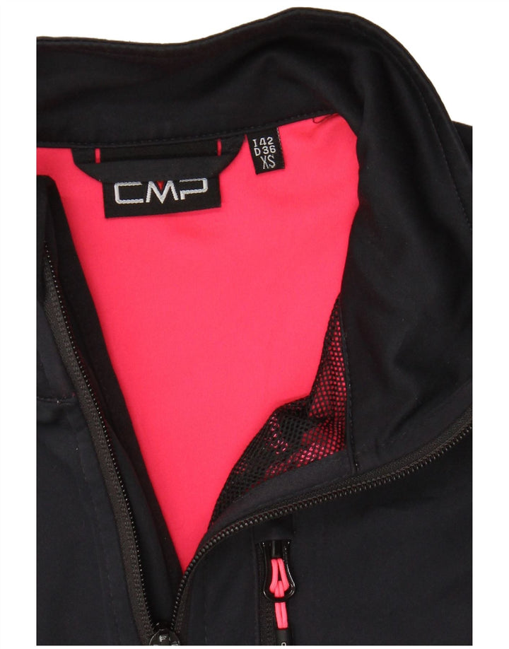 CMP Chaqueta de chándal sin mangas para mujer UK 6 XS Azul marino Poliéster