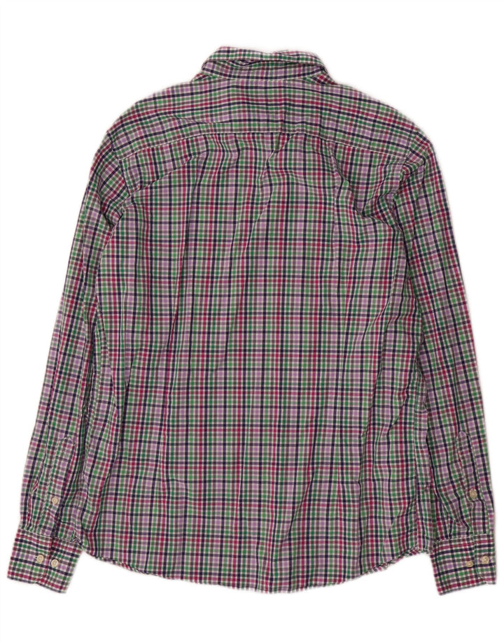 Barbour Camisa Entallada De Algodón Con Cuadros Multicolores Grandes Hombre
