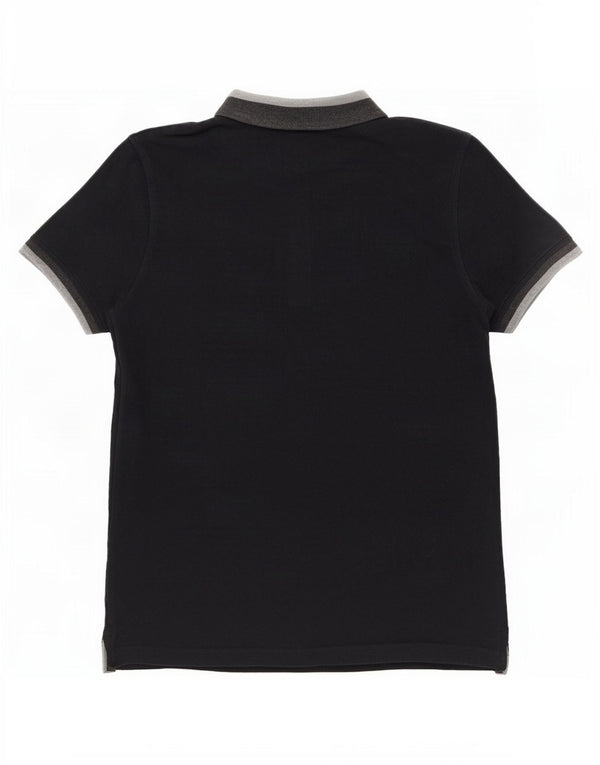 Lyle & Scott Polo para hombre de algodón color block en color negro mediano