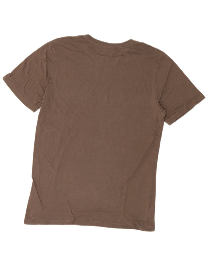 Hurley - Camiseta gráfica para hombre, parte superior de algodón marrón medio