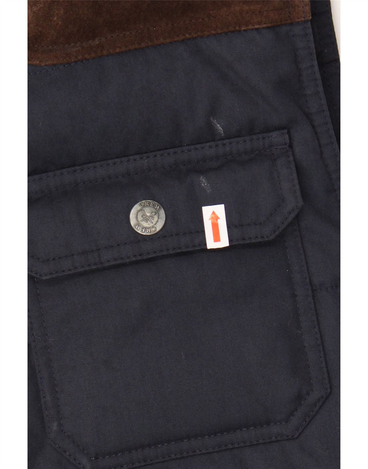 Crew Clothing Chaleco acolchado para hombre UK 38 Medio Azul marino Poliéster