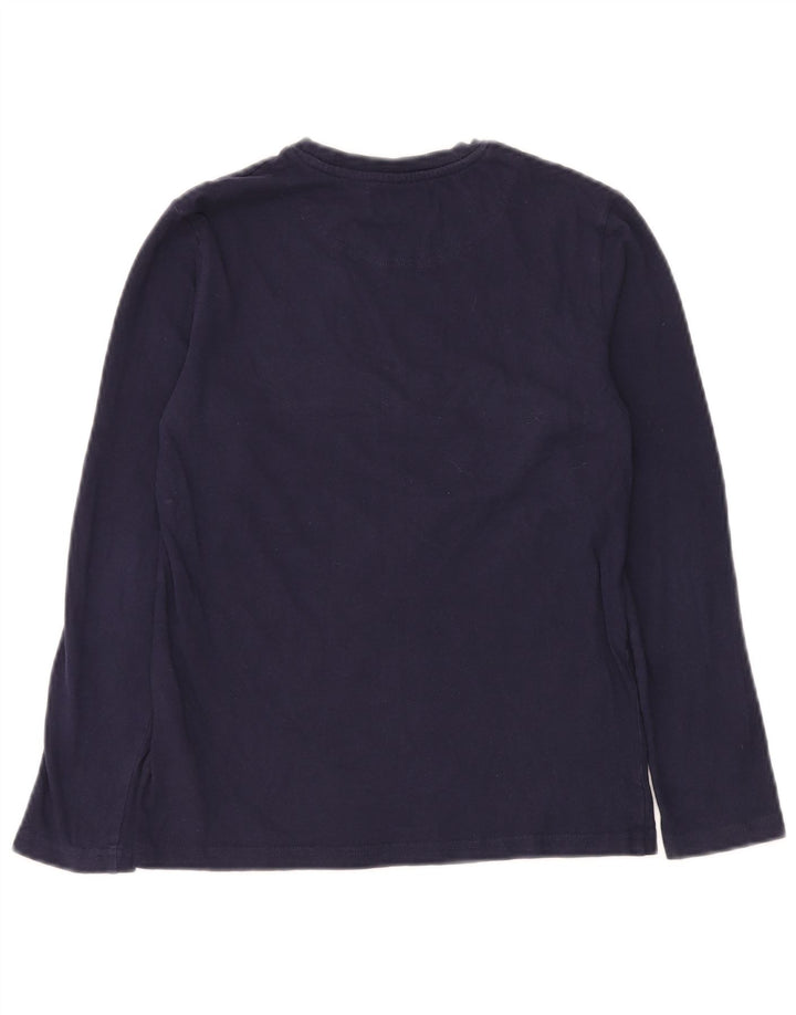 LYLE & SCOTT Camiseta niño manga larga 12-13 años Azul marino Algodón