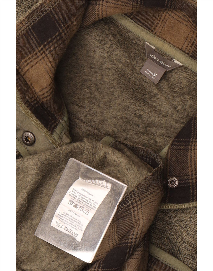 Eddie Bauer Chaqueta de chándal para mujer UK 14 Medium Khaki Flecked