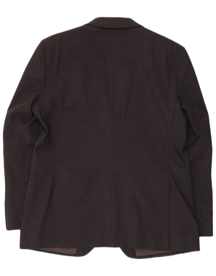 Jeff Banks Chaqueta tipo blazer de 2 botones para hombre UK 42 XL Lana gris