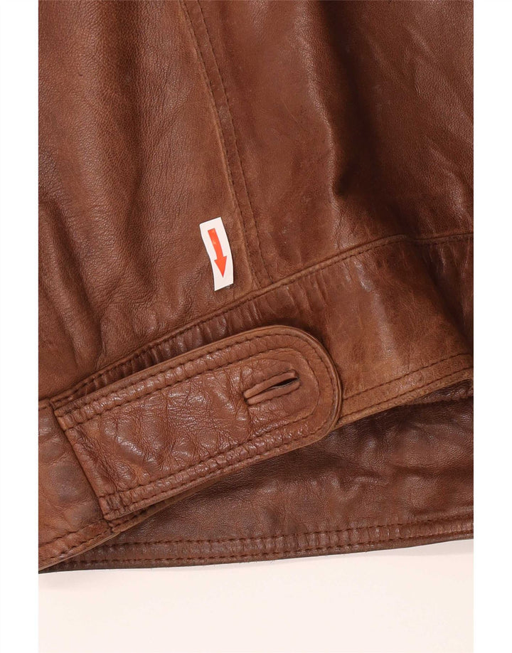 Conbipel Chaqueta De Cuero Hombre IT 54 XL Marrón