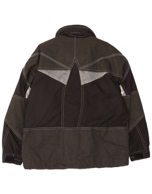 Colmar Chaqueta de esquí con capucha para hombre IT 52 Large Black Colourblock