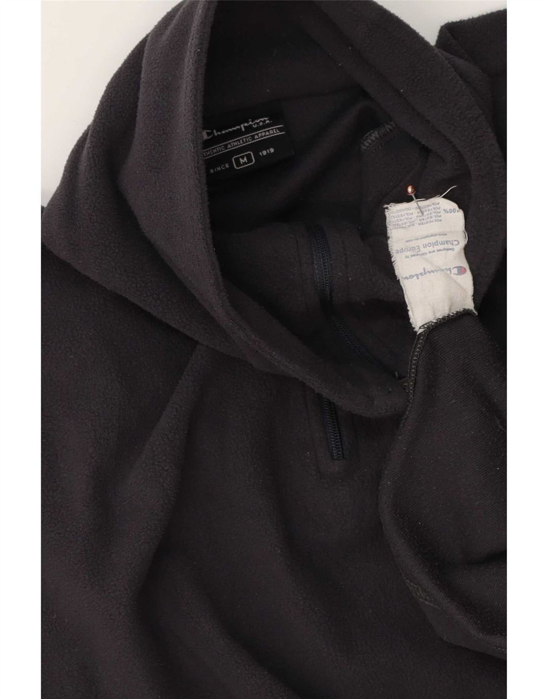 Champion Jersey De Polar Con Cremallera Y Cuello Para Hombre Poliéster Gris Medio