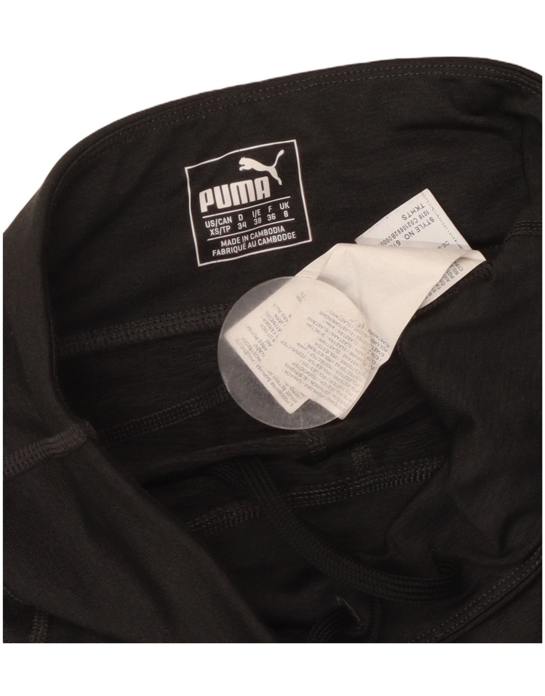 Puma Leggings Capri para Mujer UK 8 Pequeño Gris Poliéster