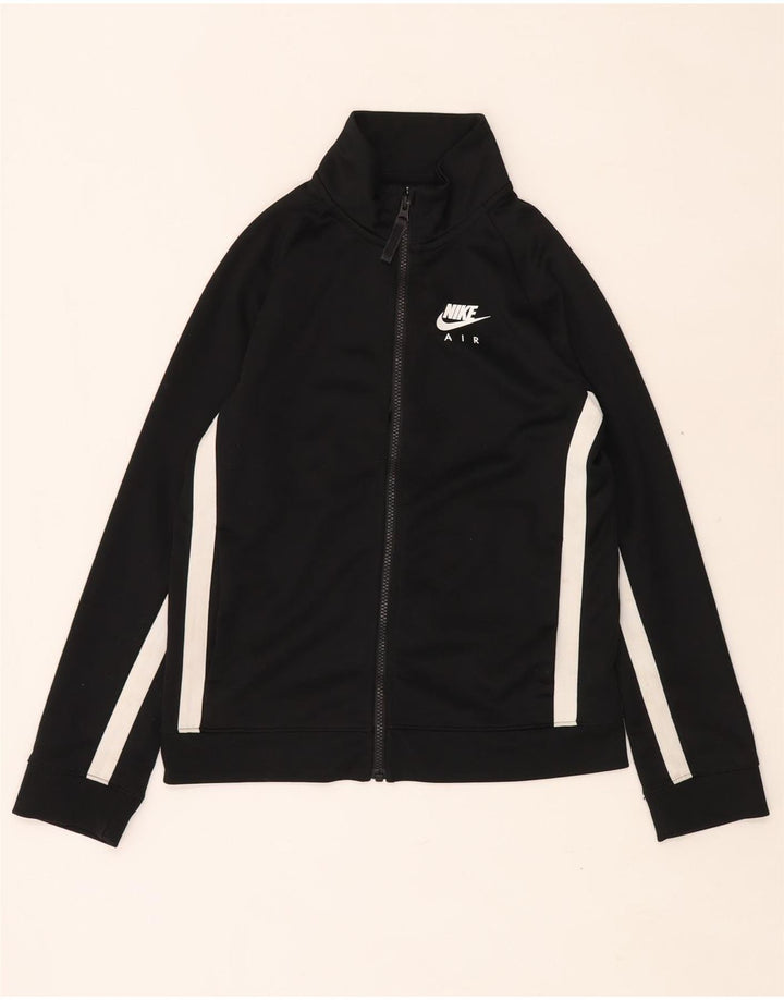 NIKE - Chaqueta de chándal holgada para niños, talla grande, color negro, 12-13 años