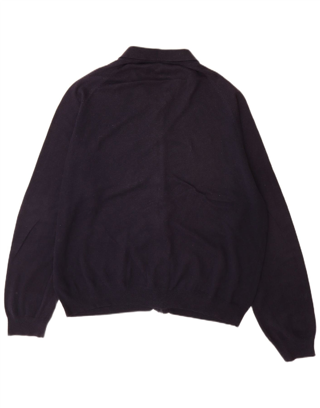 Marks & Spencer Suéter tipo cárdigan para hombre XL Algodón azul marino