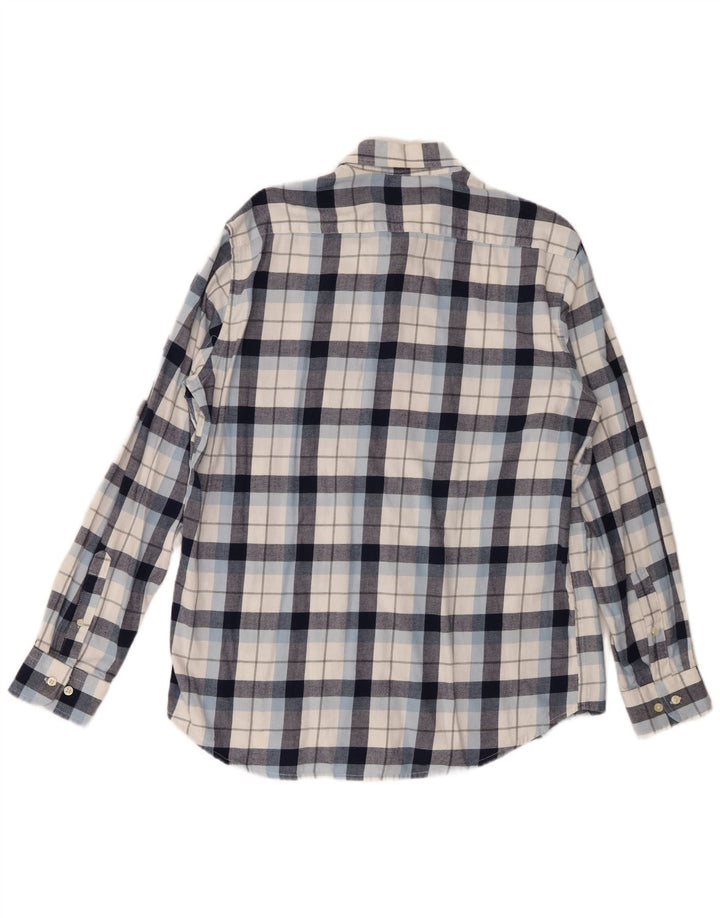 Camisa Carrera Hombre Regular Fit XL Algodón Azul