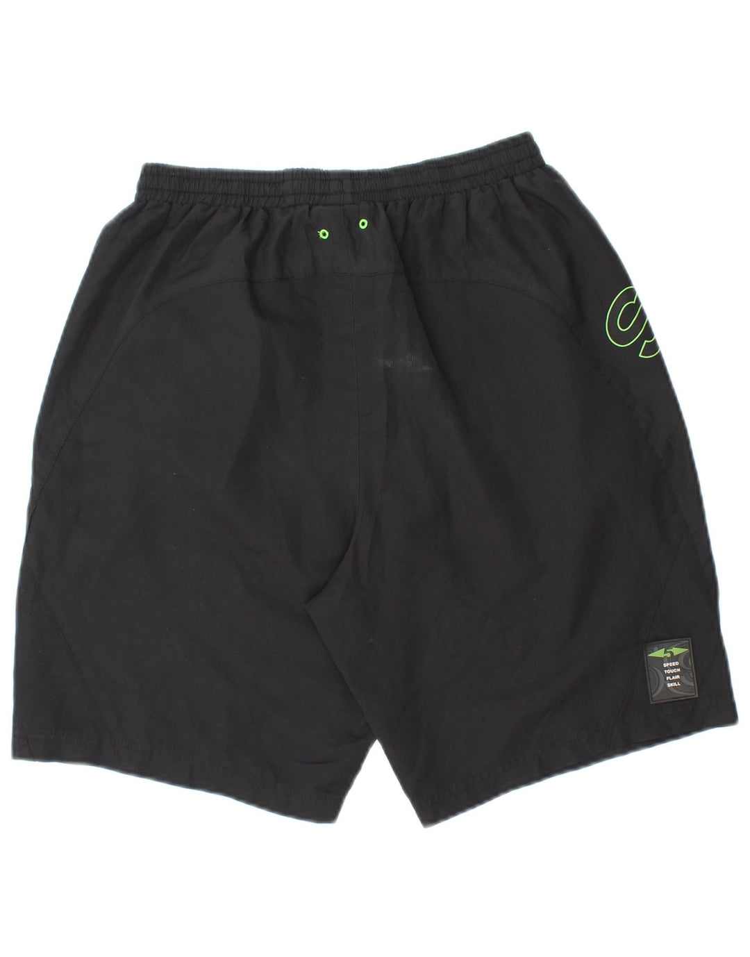 UMBRO Mens Graphic Sport Shorts Medium  Black Polyester