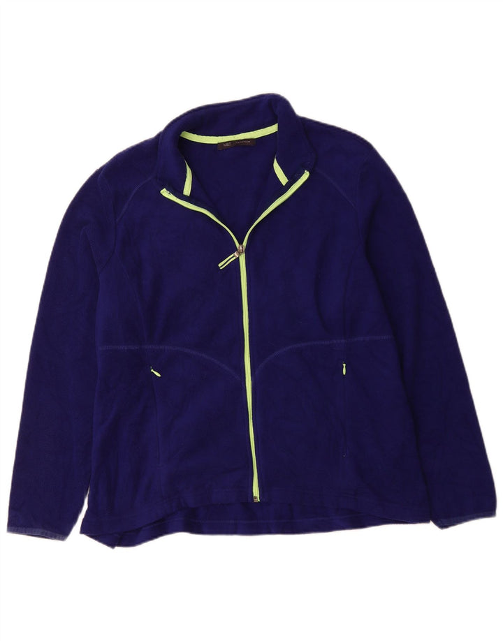 Marks & Spencer Chaqueta polar para mujer UK 20 2XL Poliéster morado
