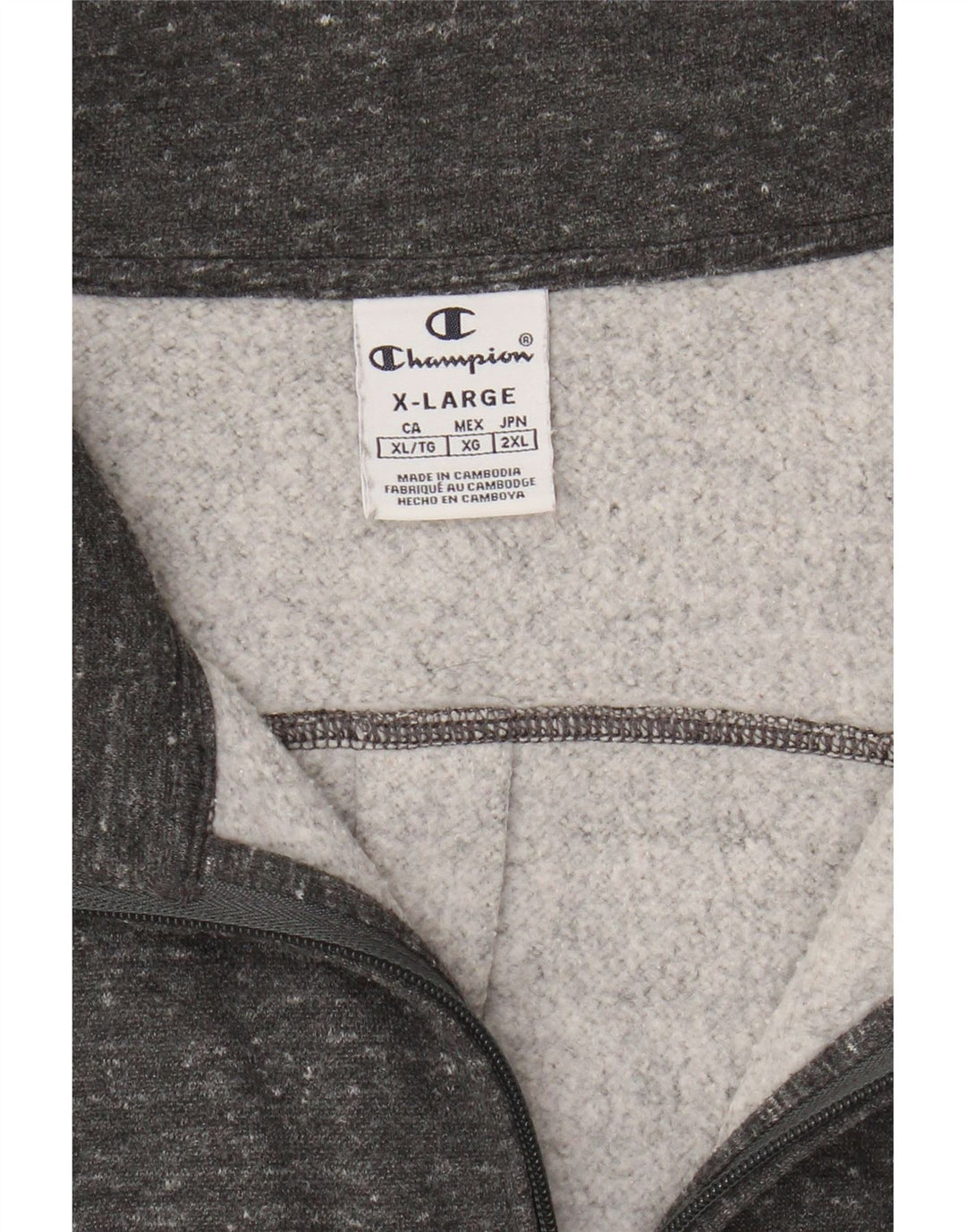Champion Chaqueta de Chándal para Mujer UK 40 XL Gris Moteado
