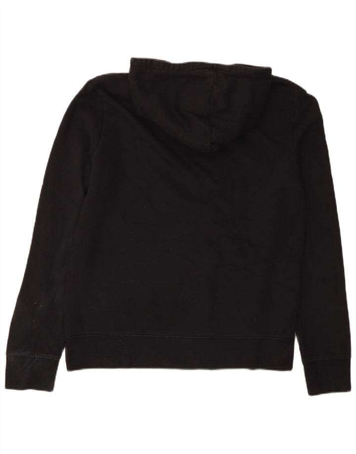 Marks & Spencer Jersey con capucha para hombre, talla mediana, algodón negro