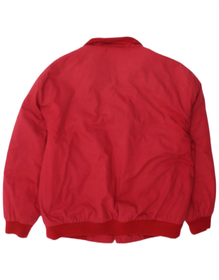 Babista Chaqueta Bomber para Hombre UK 40 Grande Poliéster Rojo