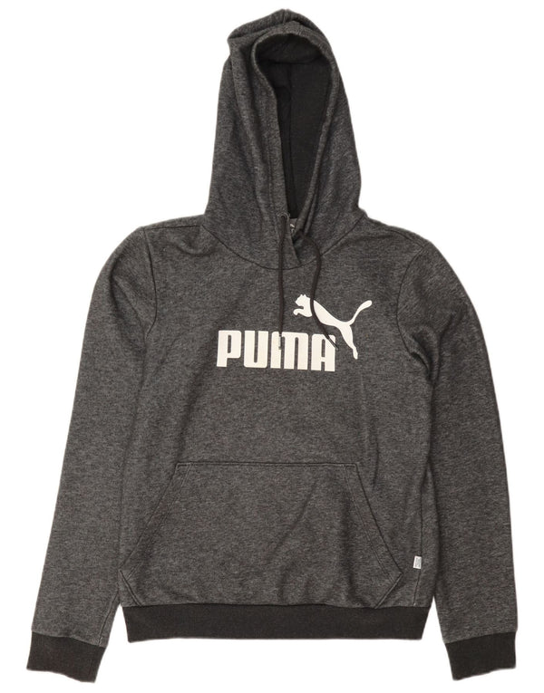 Puma Mujer Graphic Sudadera con capucha Jumper UK 10 Pequeño Gris Algodón