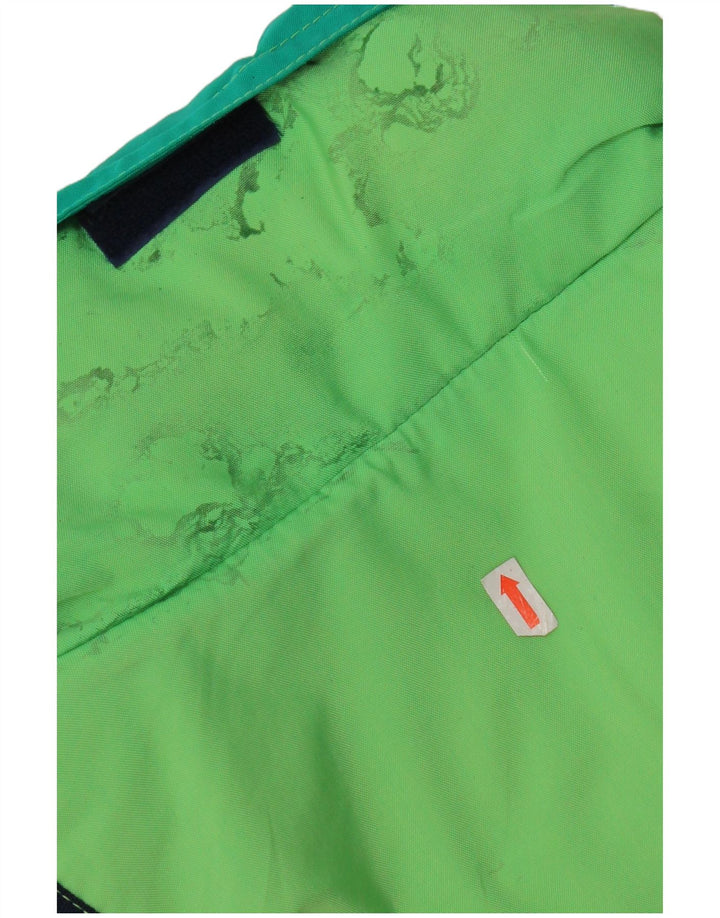 Colmar - Chaqueta de esquí con capucha para hombre IT 52 Large Green Colourblock