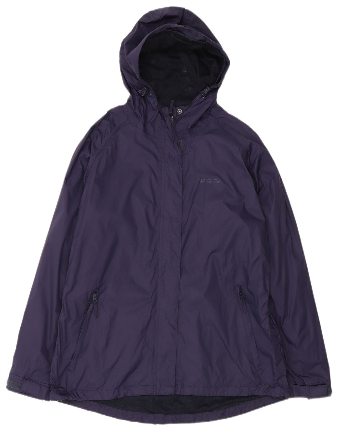 Chaqueta impermeable con capucha para mujer Mountain Warehouse UK 46 Large Nylon azul marino