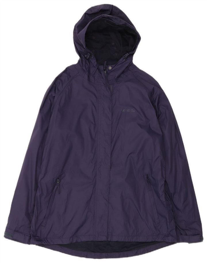 Chaqueta impermeable con capucha para mujer Mountain Warehouse UK 46 Large Nylon azul marino