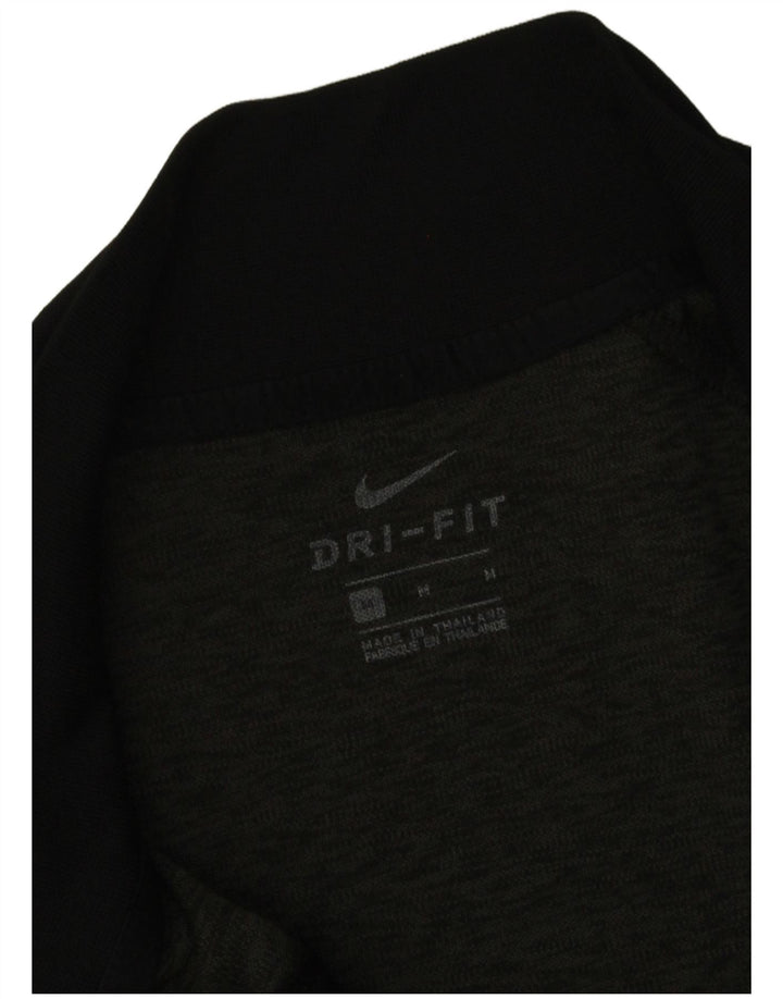 Chaqueta superior de chándal Nike Dri Fit para hombre Poliéster color block gris medio