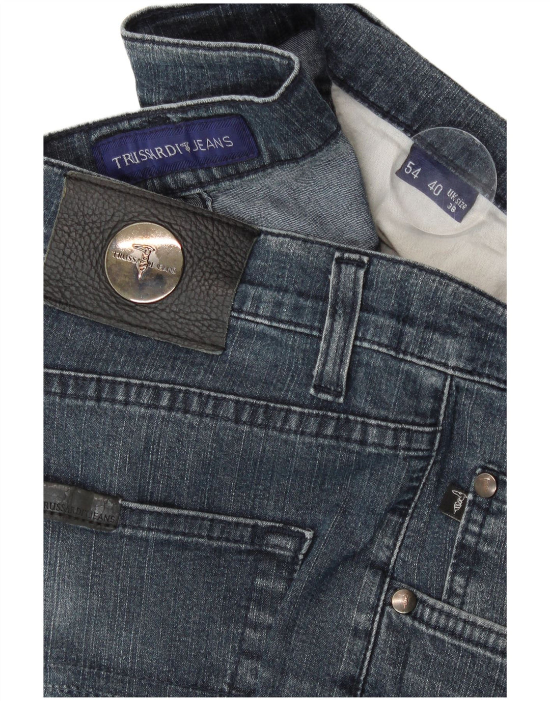 Vaqueros Trussardi Hombre Rectos W38 L34 Azul