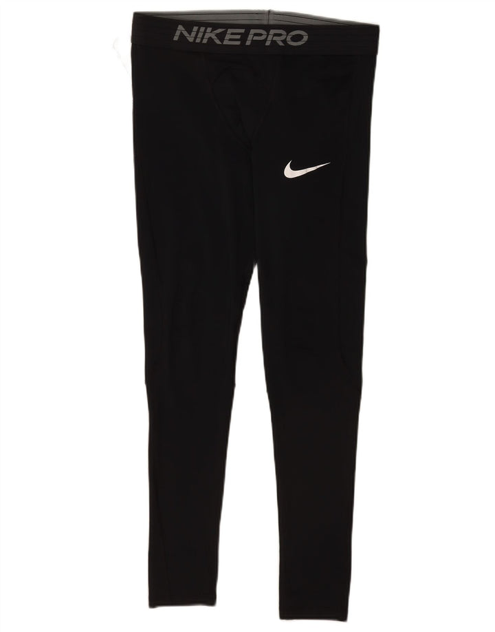 Nike Leggings ajustados con estampado gráfico para hombre, talla grande, negro