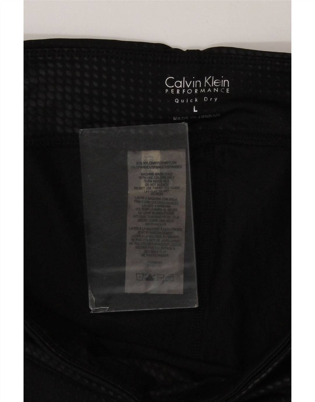 Calvin Klein Leggings Capri Performance para Mujer Reino Unido 14 Grande Negro Geométrico