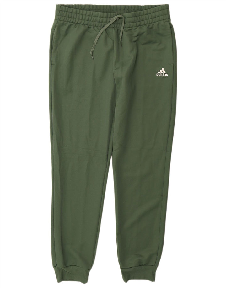 ADIDAS Mujer Chándal Pantalones Joggers UK 16/18 Grande Caqui Poliéster