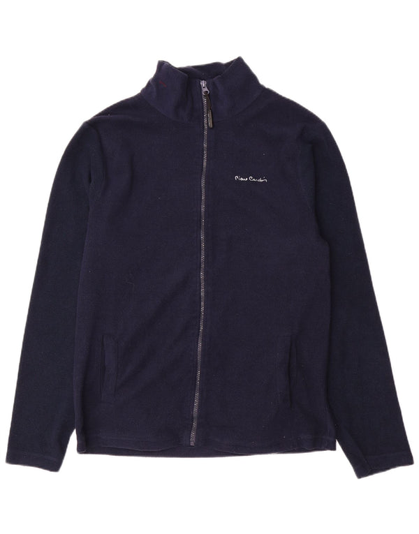 Pierre Cardin Chaqueta polar para hombre UK 36 Small Azul marino
