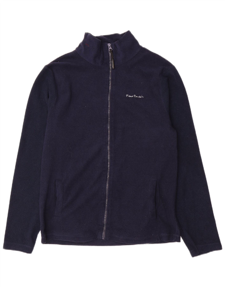 Pierre Cardin Chaqueta polar para hombre UK 36 Small Azul marino