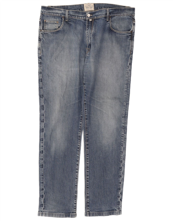 Vaqueros rectos para hombre Avirex W42 L32 Algodón azul